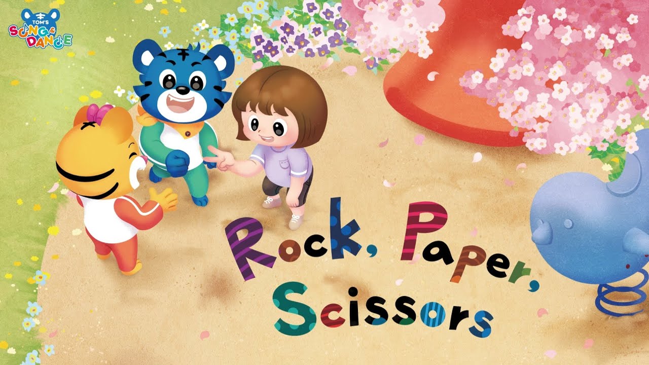 [영어동요 애니메이션] Rock, paper, scissors | 가위, 바위, 보 게임