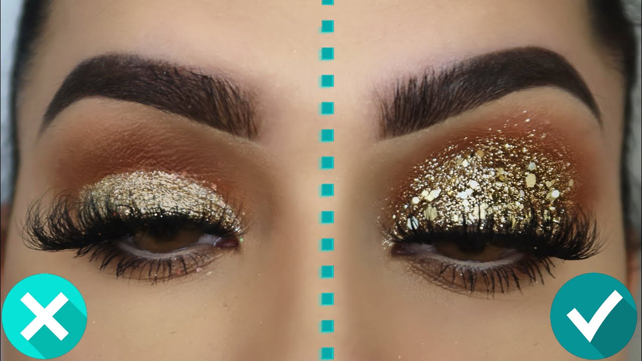 Cómo usar glitter en un maquillaje de noche