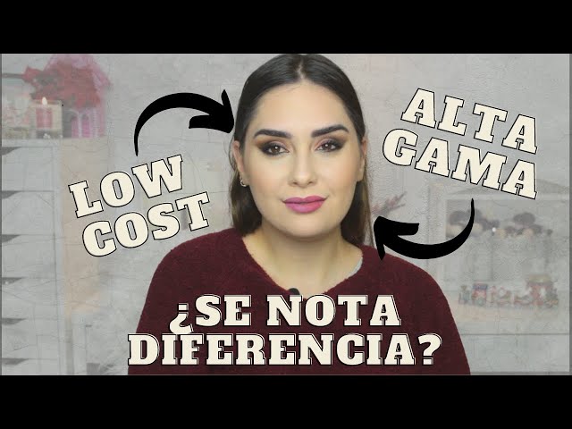 Diferencias entre maquillaje low-cost y profesional.